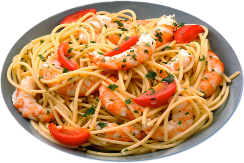 Shrimp and Feta Cheese Pasta 