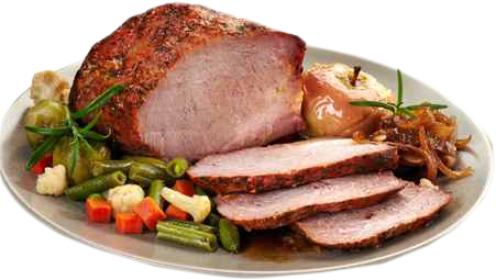 Roast Pork with Apples & Onions