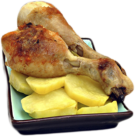 Chicken with Sauteed Pears and Rosemary Sauce