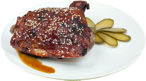 Almond Dusted Strawberry Balsamic Chicken Breasts