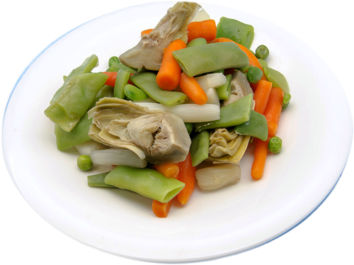 Roasted Green Beans & Red Onions