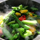 Wild Summer Greens with Blueberry Dressing