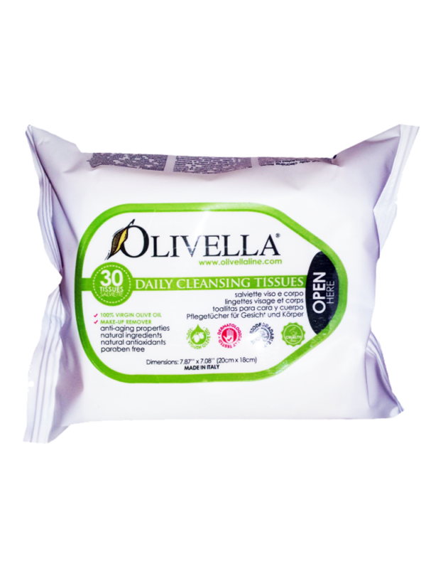 Olivella Facial Cleansing Tissues