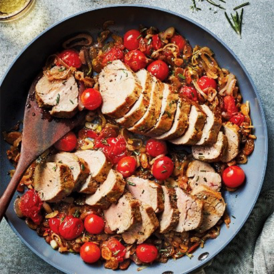 2023 03 – Pork Tenderloin Medallions with Sun-Dried Tomato Sauce